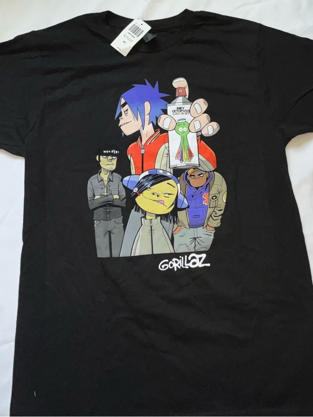 Gorillaz black graphic tee